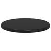 Tabletop Ø 30 X 1.5 Cm Round Engineered Wood Black