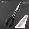 1Pcs 11 Inch Long Nose Pliers Plug Puller Pliers  for Metalworking and Precision Gripping