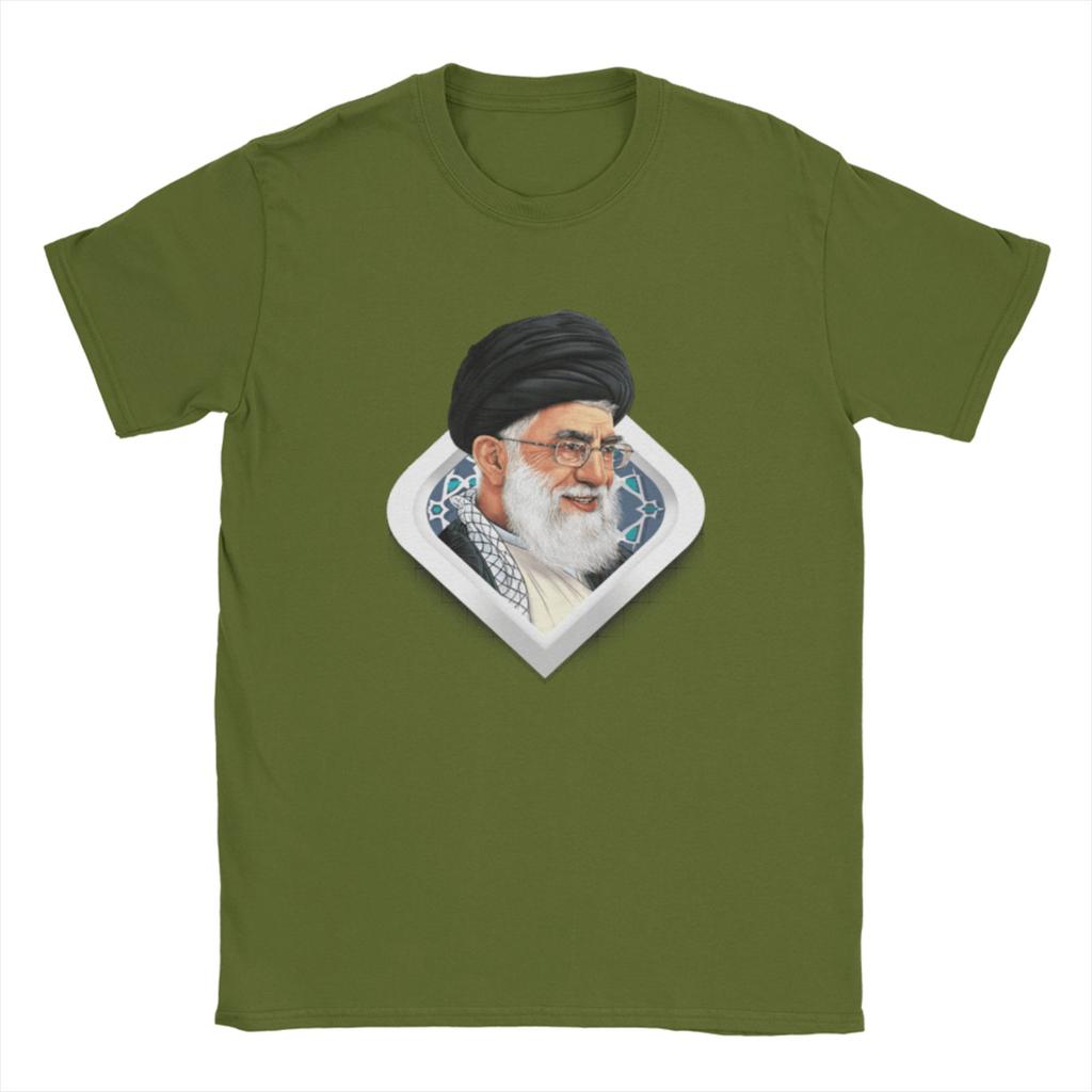 Casual TShirt Beach SSeyyed Ali KKhaUnisexei Hipster TShirts 100 Cotton Tshirt for Unisex Awesome Plus Size Short Sleeve Top Tees