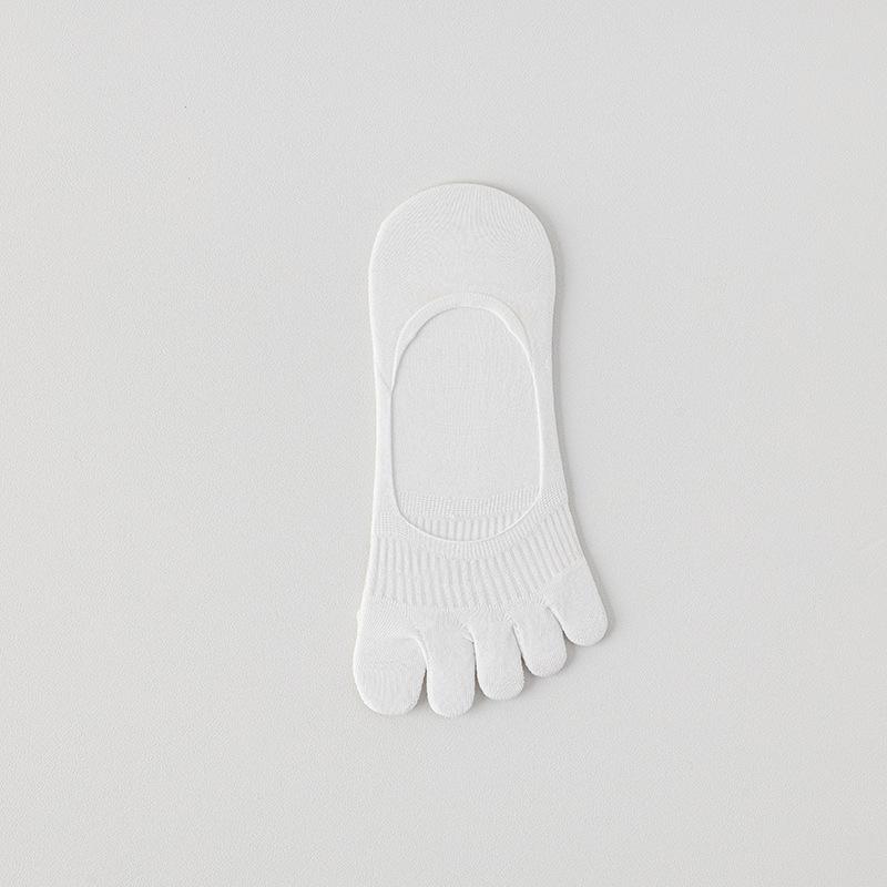 

Носки с пятью пальцами, женские носки-лодочки, летние тонкие модальные сетчатые дышащие невидимые носки с разделением пальцев, однотонные носки до щиколотки 1 pair