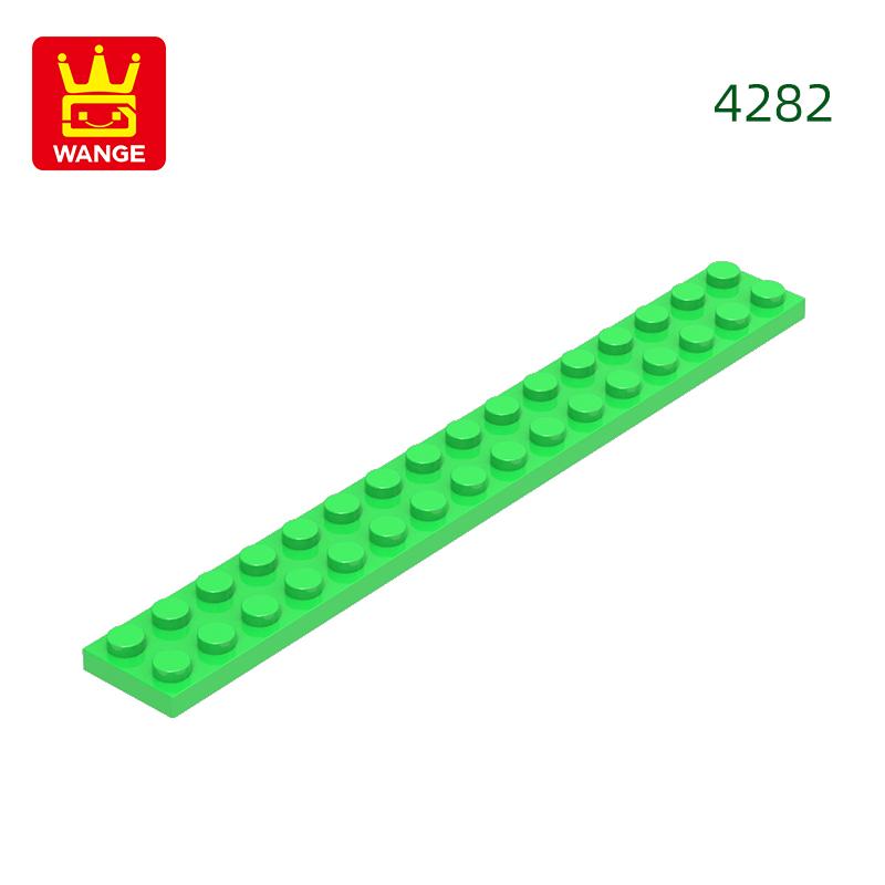 High-Quality 22Pcs/lot 4282 Thin Blocks Plate 2x16 Base Plate Works With featuring Block Moc Colour City Accessories Parts