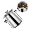 Effective Stainless Steel Oil Saver With Removable Strainer Suitable For Storing And Filtering Bacon Grease