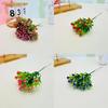 Home Decor Artificial Flower Stick With Plastic Material For Wedding And Photography Scene Decoration