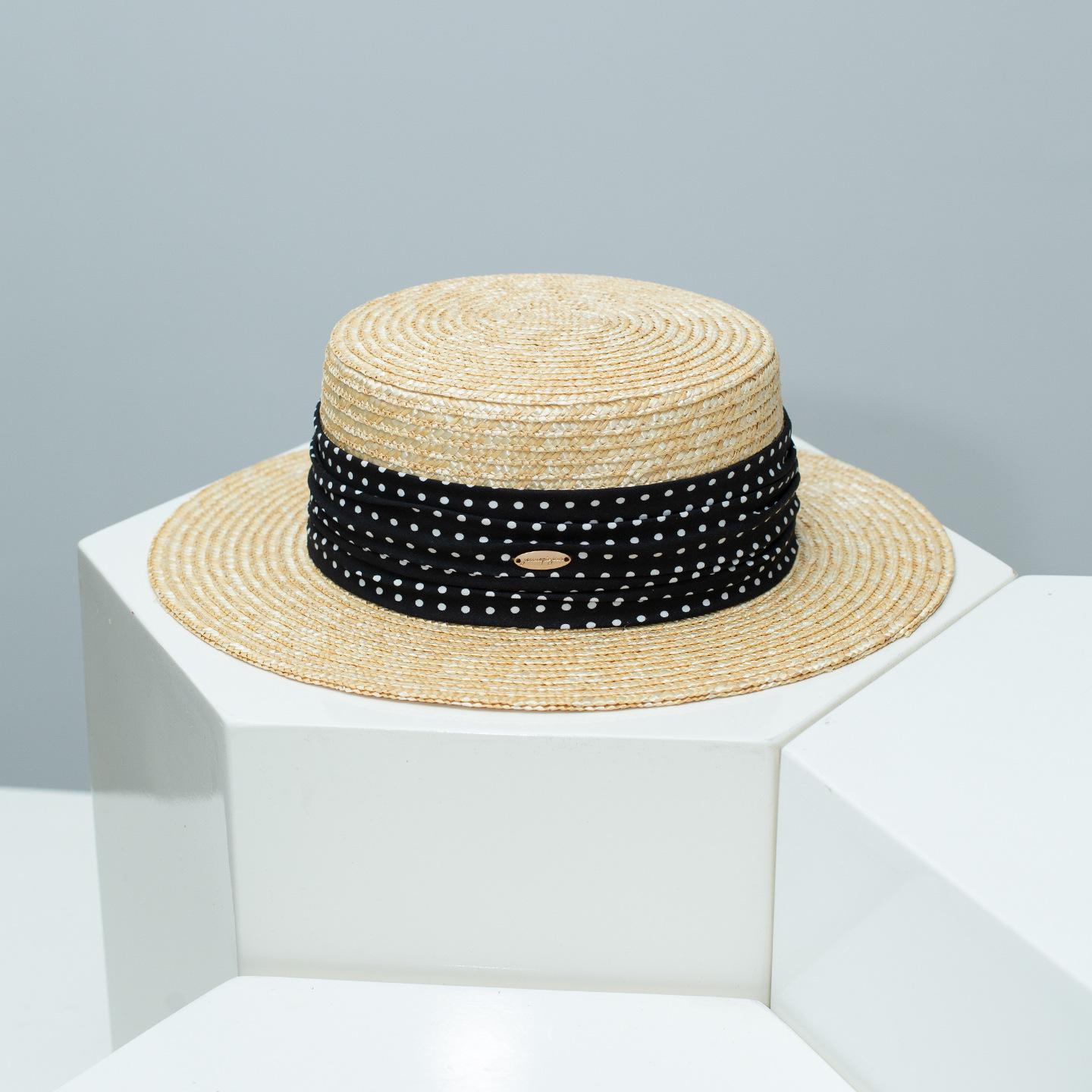 

Ink Painting Pleated Straw sun Hat,National Style Elegant Flat Top,Beach Vacation UV Protection Cap, Breathable,Versatile Adjustable 54-58CM) армія зелений колір