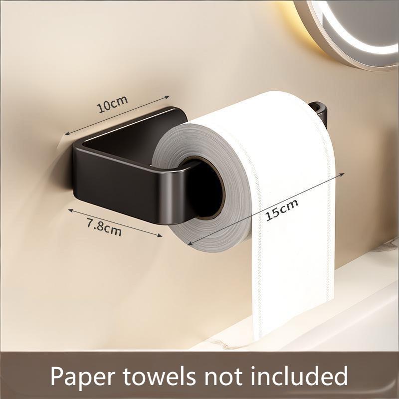 Self-Adhesive Towel Rack Wall Mounted Bathroom Items Bathroom Towels Holder Hanger Without Punching Toilet Paper Holder