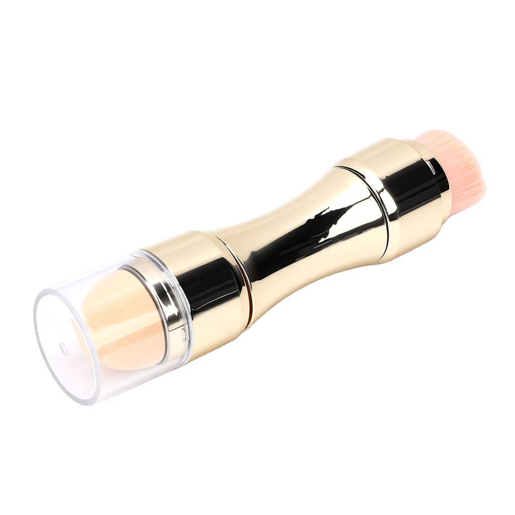4-in-1 Make-up Kwastenset Draagbaar Multifunctioneel Oogschaduw Foundation Blush Lippenkwast Goud