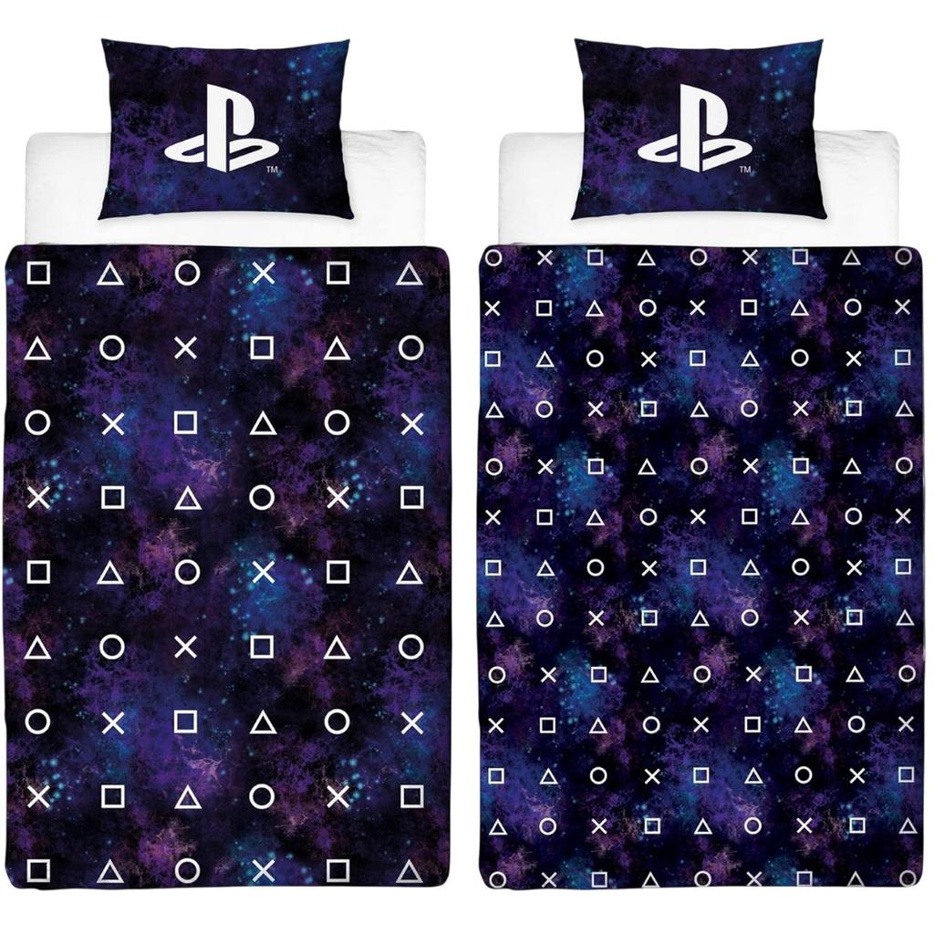 PlayStation Controller Buttons Reversible Duvet Set