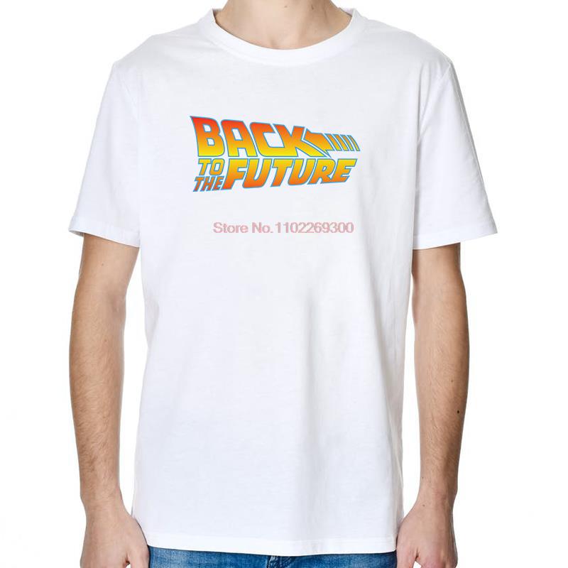 Back To The Future Fashion Graphic T Shirts Tees Tops Summer Cotton New Shirts And TShirts Unisex Breathable Printing T Shirt