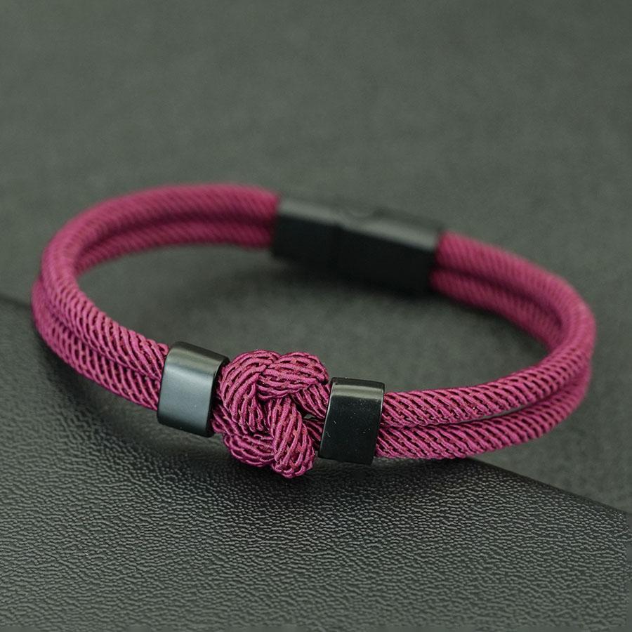 Noter New Men Rope Bracelet Selected High Quality 4mm Milan Rope Special Knot Lucky Thread Chain Braslet Leisure Accessories