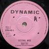 7-Zoll-Schallplatte HUGH ROY Festival Wise DYN448 Dynamic Sounds 1972 UK Reggae Ska Dub Gebraucht