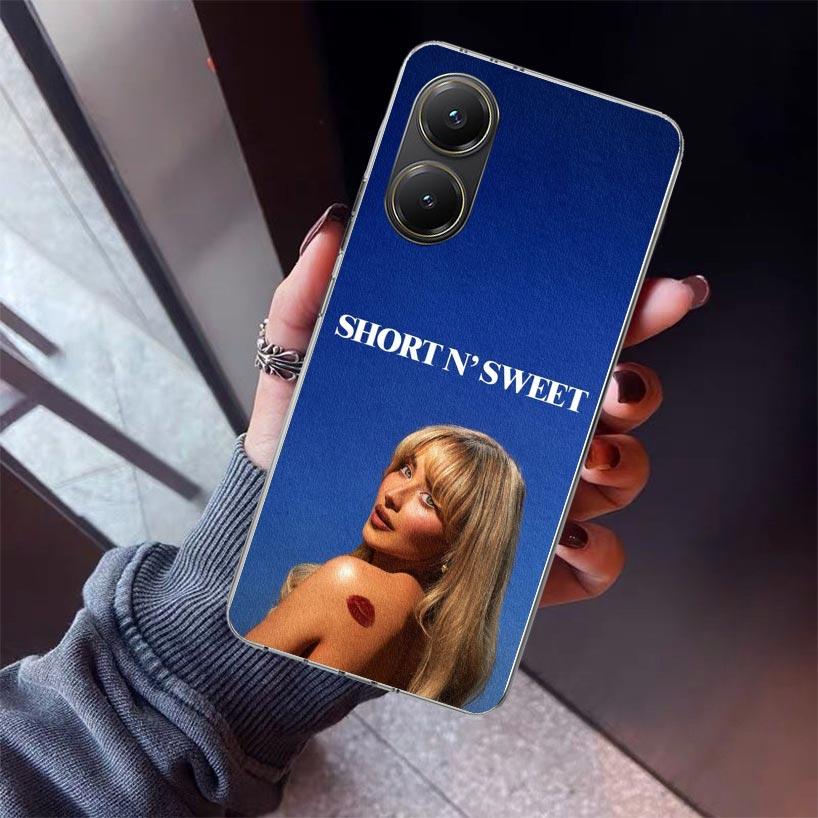 CR66 S-Sabrina C-Carpenter Phone Case For Xiaomi Poco X7 X6 X5 Pro F7 Ultra Redmi 15C 15 13 13C 12 12C 10 10A 10C 9 9A 9C 9T She