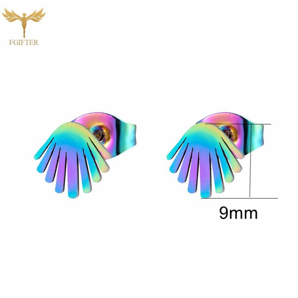 12 Pair Marine Animal Earrings for Women Sea Turtle Shell Starfish Dolphin Penguin Fish Stainless Steel Ear Studs Summer Zircon