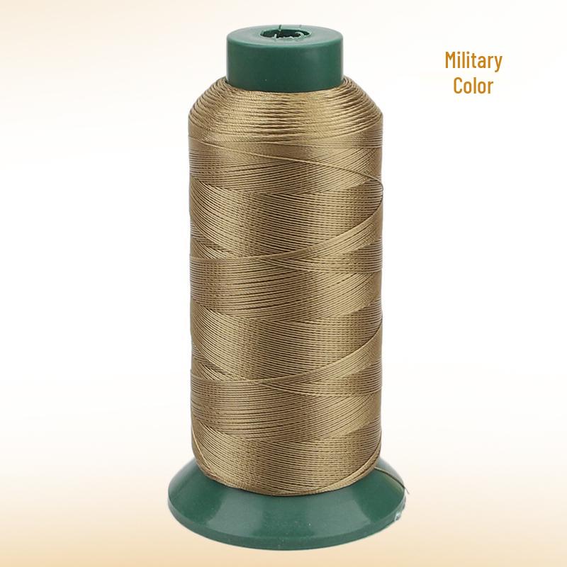 Sewing Machine & Handcraft Thread: High-Strength Mercerized Nylon for Upholstery, Leather, and Jeans