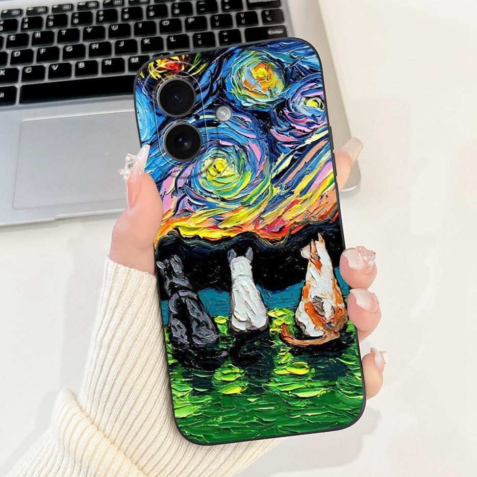 For Apple iPhone 17 Pro Max Case 2025 New Fashion Cartoon Cover Soft Silicone Phone Case For iPhone 17 Air iPhone17 Pro Max Bags