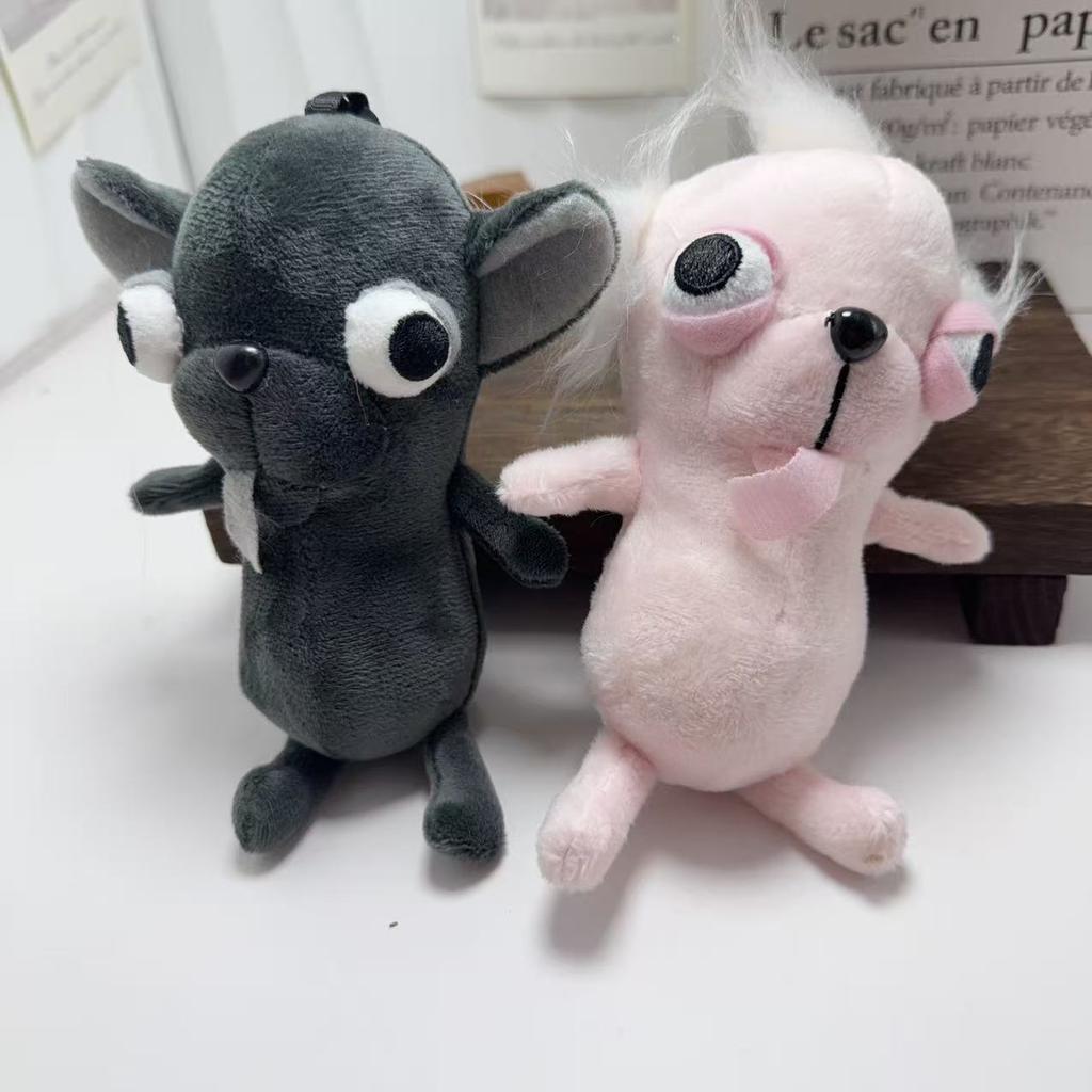 Funny Chihuahua Plush Toy Keychain Puppy Pet Stuffed Chihuahua Doll Weird Cute Realistic Plush Chihuahua Party Birthday Gift