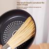 The Old-fashioned Bamboo Pot Brush Has A Sloping End, Which Makes It Easy To Clean The Pot Without Damaging The Brush.