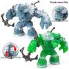 Oenux Phoenix Cerberus Ice Monster Model Cerberus Griffin Dragon Dinosaurs Action Figures Animals Toy Collection Kid Gift