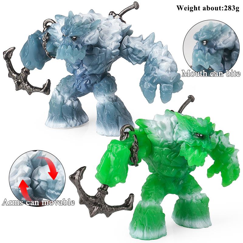 Oenux Phoenix Cerberus Ice Monster Model Cerberus Griffin Dragon Dinosaurs Action Figures Animals Toy Collection Kid Gift