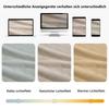 4-Seater U-Shaped Modular Sofa Without Frame, 2 Stools, 32D High-Density Foam, Soft Fabric Cover, Non-Slip, Living Room, No Assembly Required, Beige.