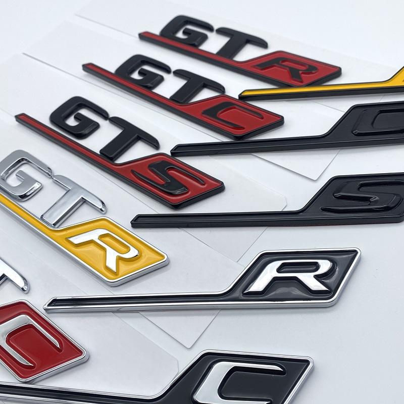 LWC1 3D ABS Rear Trunk Decal Emblem Badge Sticker For Mercedes AMG GT R S C GTR GTS GTC V8biturbo C190 Car Accessories