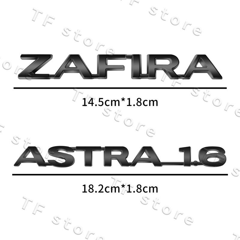 3D Chrome Metal Car Rear Trunk Fender Side Emblem Sticker For Opel ASTRA 1.6 Zafira Logo H G Corsa Astra Antara Accessories