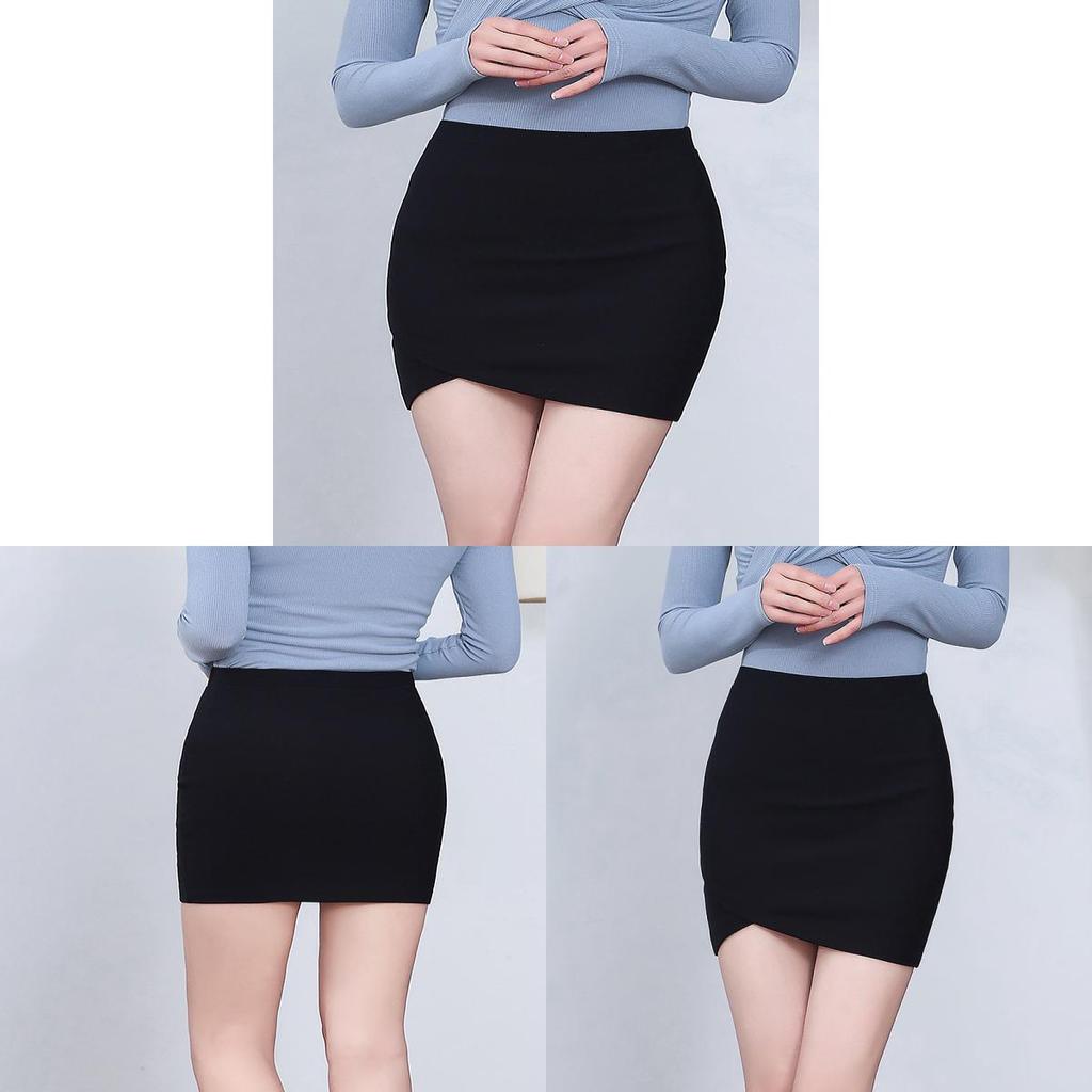 Spring Summer High Waist Bodycon Skirt With Side Slit For Office And Casual Wear