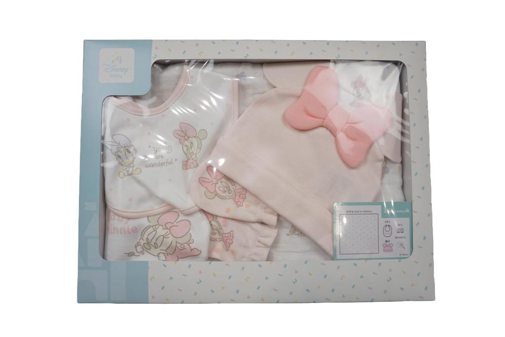 Mickey, Minnie, Pooh baby gift set, bib, mittens, newborn hat, crinkle, swaddle, Disney, baby shower gift, gift box, 5-piece set