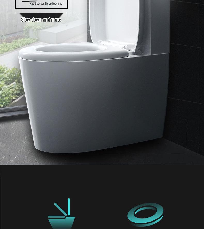 One-Button Quick-Release Soft-Close Thickened U-Shaped Toilet Seat