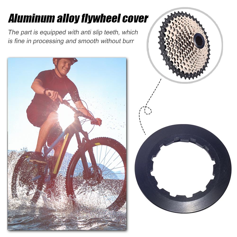 Mountain Rennrad Kassette Lockring 7075 Aluminiumlegierung Kassettenverschlussring 11Z Centerlock Scheibenbremsscheibe Fahrrad Fahrradteile