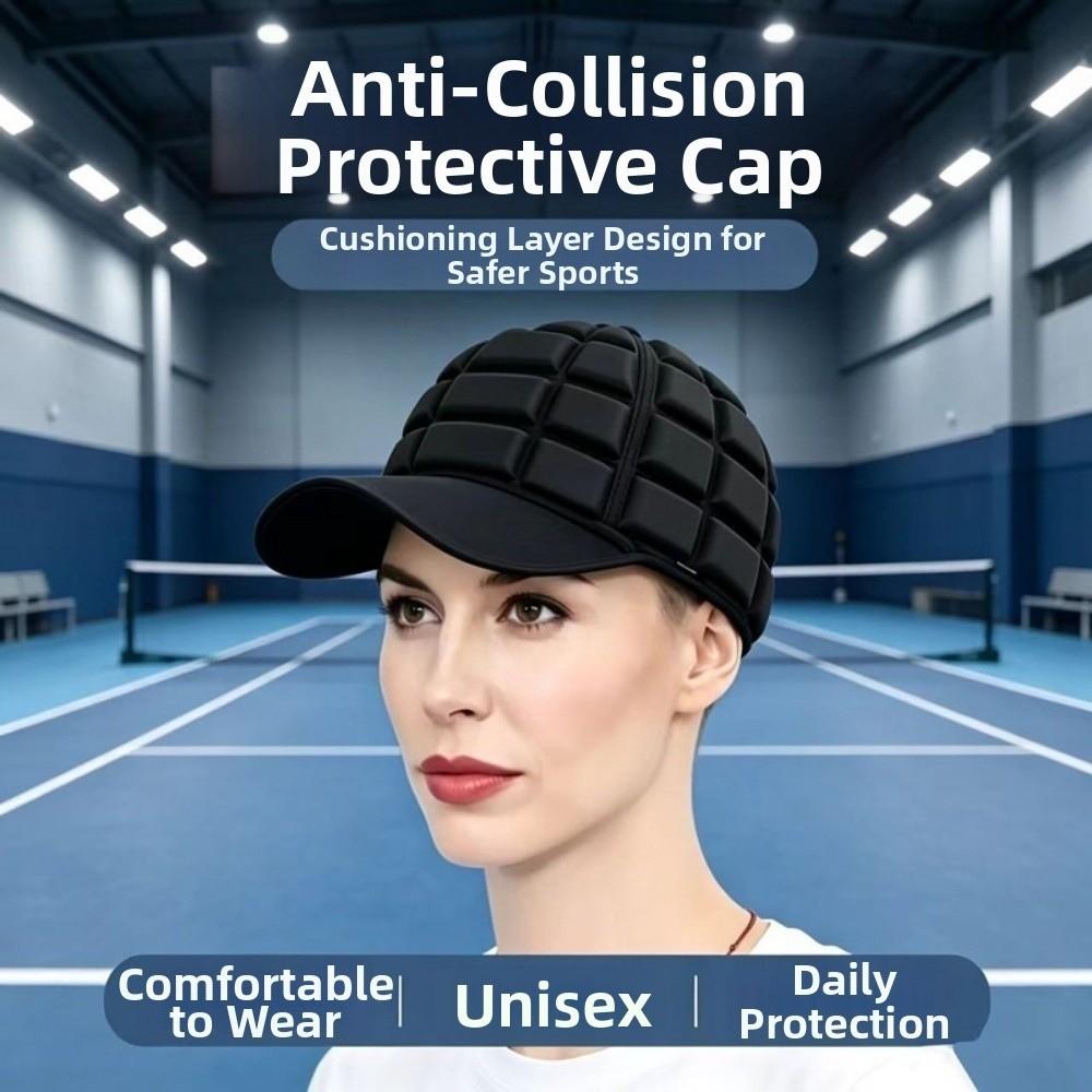 Padded Rugby Helmet Shockproof Football Helmet Hat Sports Protective Helmet Cap Outdoor