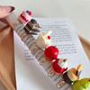 Cartoon Cream Chocolate Ring Cute Fruit Cake Ring Fashion Strawberry Cake Ring  Hand Ornament