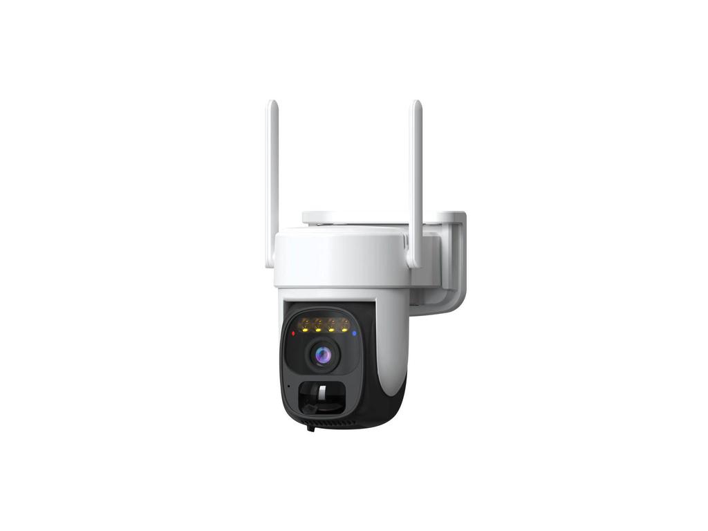 O-KAM 2K Solar-Powered Outdoor Camera: Waterproof, WiFi/4G, Night Vision, Full Color, 360° Rotation.