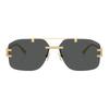 Versace Brand Design Logo Metal Pilot Sunglasses Men's Gold 19156965 VE2275-gold 60