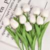5/10PCS Tulips Artificial Flowers Real Touch Flowers Tulip Bouquet Decor Fake Tulips Flower for Home Wedding Decorations