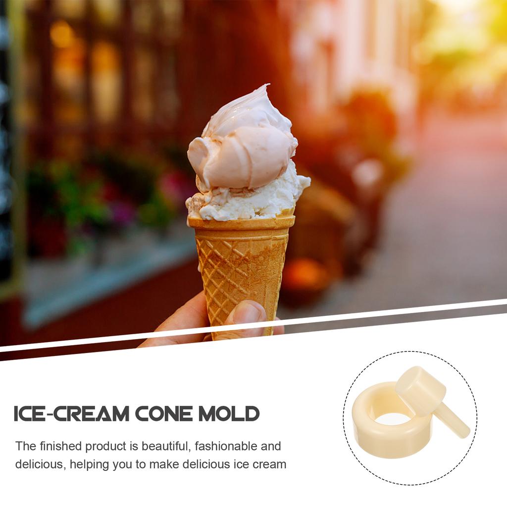 Supplies Ice Cream Cone Mold Child Crispy Waffle Kit Plastic Roller Dessert Shop