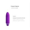 Silicone Rechargeable Bullet Finger Jump Vibrator for Women's Appliance Masturbation Device Sex Toy Adult Clitoral