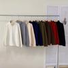 Cardigan Women Sweaters Zipper Coats Stand Collar Full Sleeve Jumpers Y2k Streetwear Elegant Knit Open Stith Autumn Winter