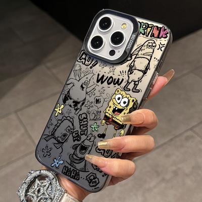 S-SpongeBob SquarePants Phone Case for Apple iPhone 17 Air 16 15 14 Plus 13 12 11 iPhone16 iPhone13 Pro Max X Xs Cover