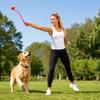 Dog Ball Launcher Outdoor Training Toy Interactive Fetch Thrower Durable Plastic Handle Long Reach Dog Ball Throwing Stick for Pet Exercise