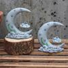 Pet Memorial Statue Dogs Cats TombstonesFigurine Resins Sculpture Garden Decors
