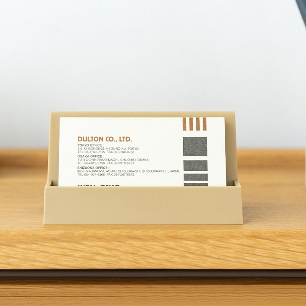 Creative Business Card Case Location Card Organizer Display Stand New Storage Box  Office