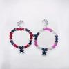 European Halloween Spider Heart Magnetic Couple Bracelet