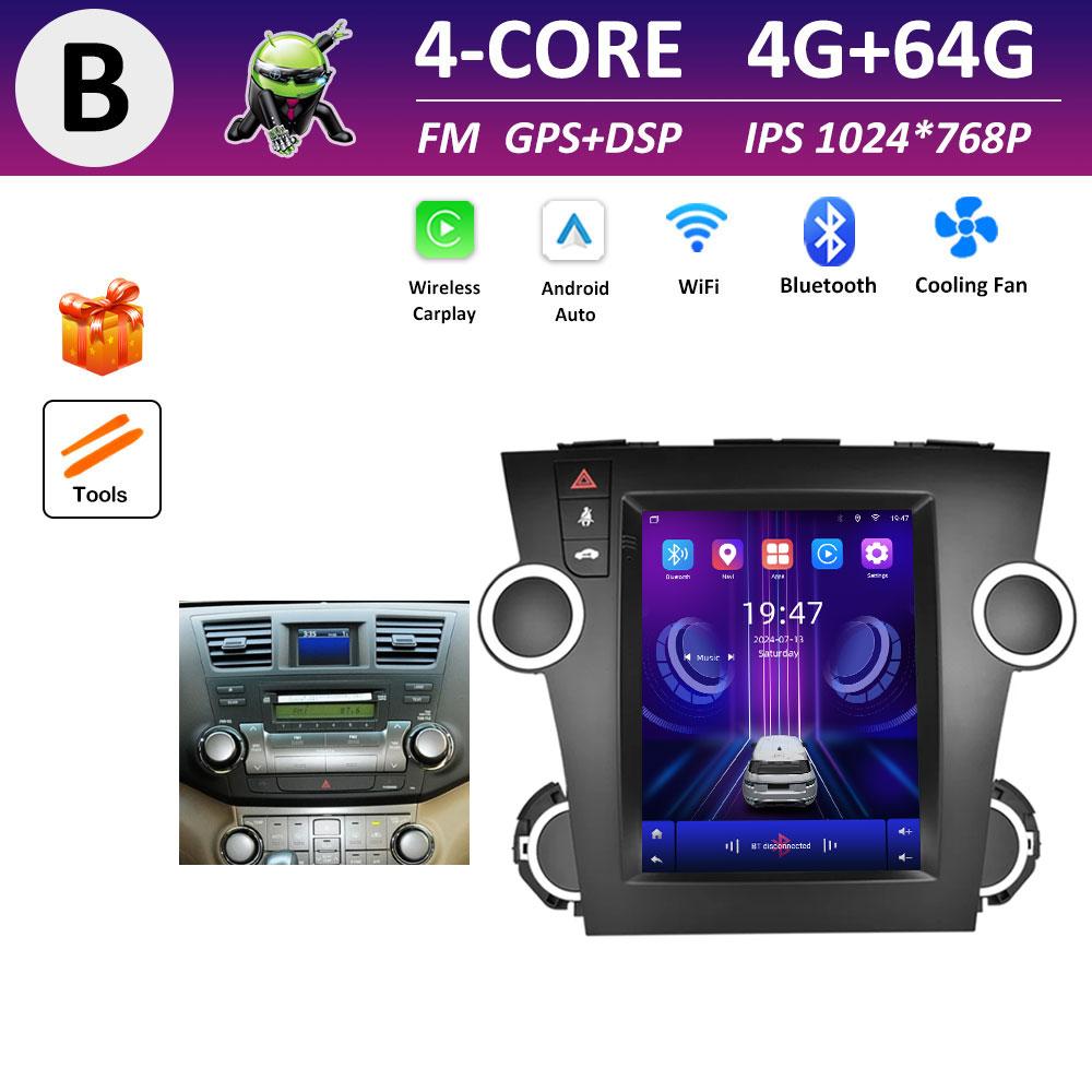 Android Intelligent System for Toyota Highlander 2009 2010 2011 2012 - 2014 GPS Navigation WIFI IPS Touch Screen Auto Tools WIFI