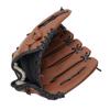 Sport Baseballhandschuh für Erwachsene Jugendliche Leder Atmungsaktiv Baseball Softballhandschuh für Training Braun 24.1cm 9.5in