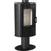 Wood Burning Steel Stove KRATKI AB S/N/O/DR/GLASS Rotatable Ø 150 8 kW