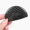 Fiat 500 Carbon Fiber Passenger Glove Box Handle Cover Trim Sticker