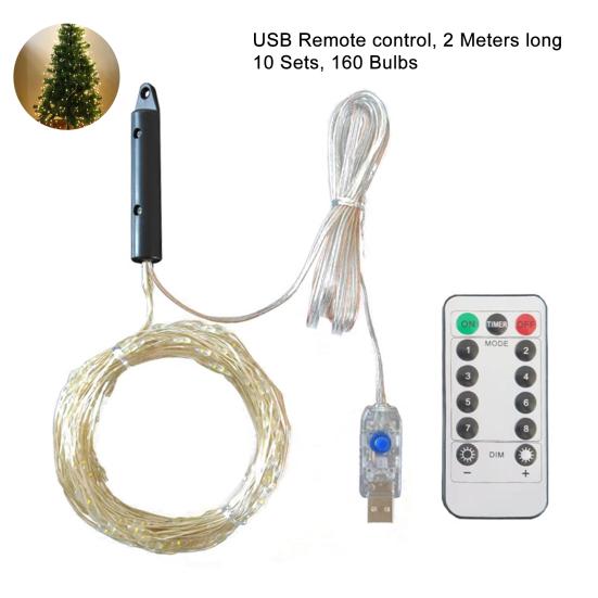 2026 Christmas Tree Waterfall Lights 8 Modes Cascading LED Fairy String Lights with Timer Waterproof for Indoor Outdoor Decor