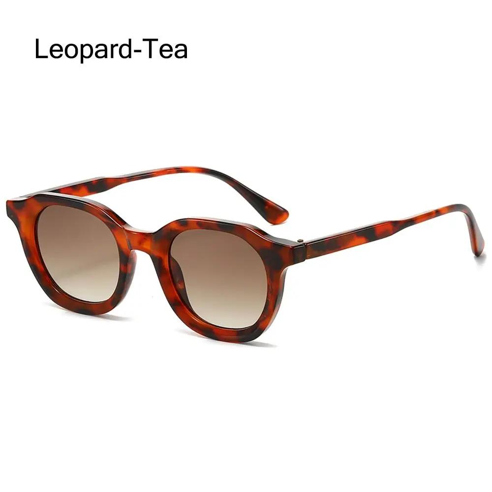 Hip-Hop Oval Sunglasses Simple Fashion Punk Glasses Retro Vintage Versatile Sun Glasses for Men and Women Lunette Soleil Femme