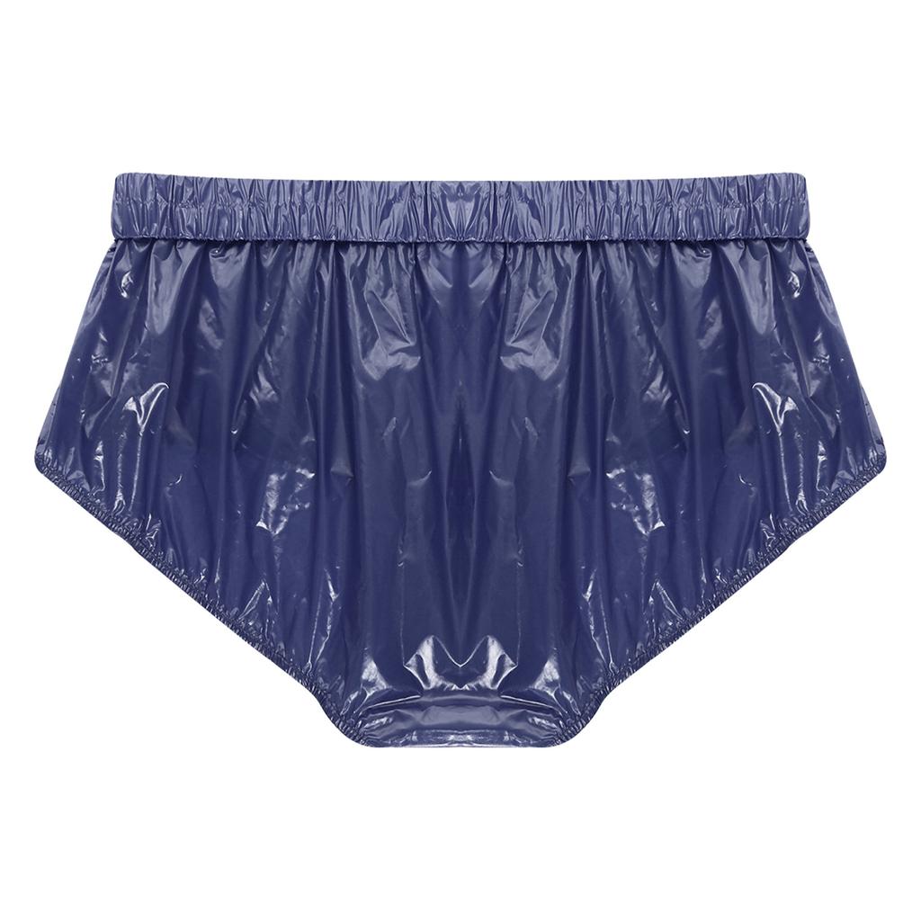 S-3XL Men‘s Waterproof Incontinence Underwear: Side Snap Button & Tear-Away Design, Washable Protective Cover for Elderly Care