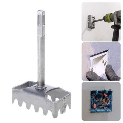 Ergonomic Hole Enlarging Tool For Electric Hammers Fast Socket Mounting In Diverse Environments Square Hole Drill Bit